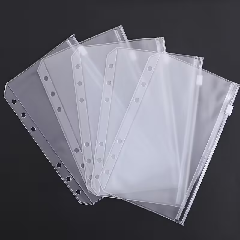Portfolio Folder Zip - Carpeta con bolsillos A5/A6/A7, carpetas con