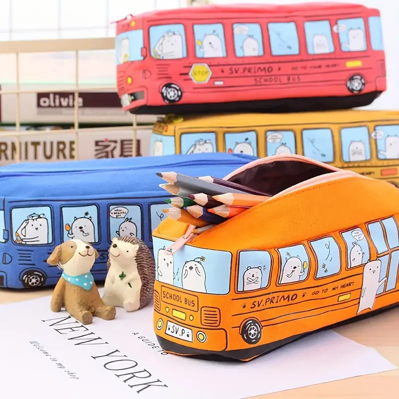 Stationery Office And School Supply Stores - Estuche para lápices de lona creativo