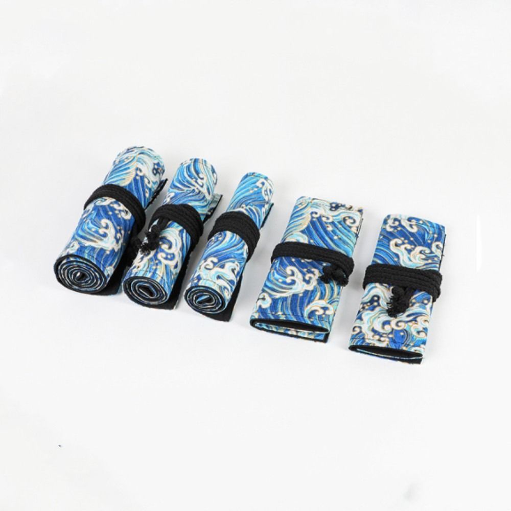 Pen Pouch Roll - Bolsa enrollable de lona con 12/24/36/48/72