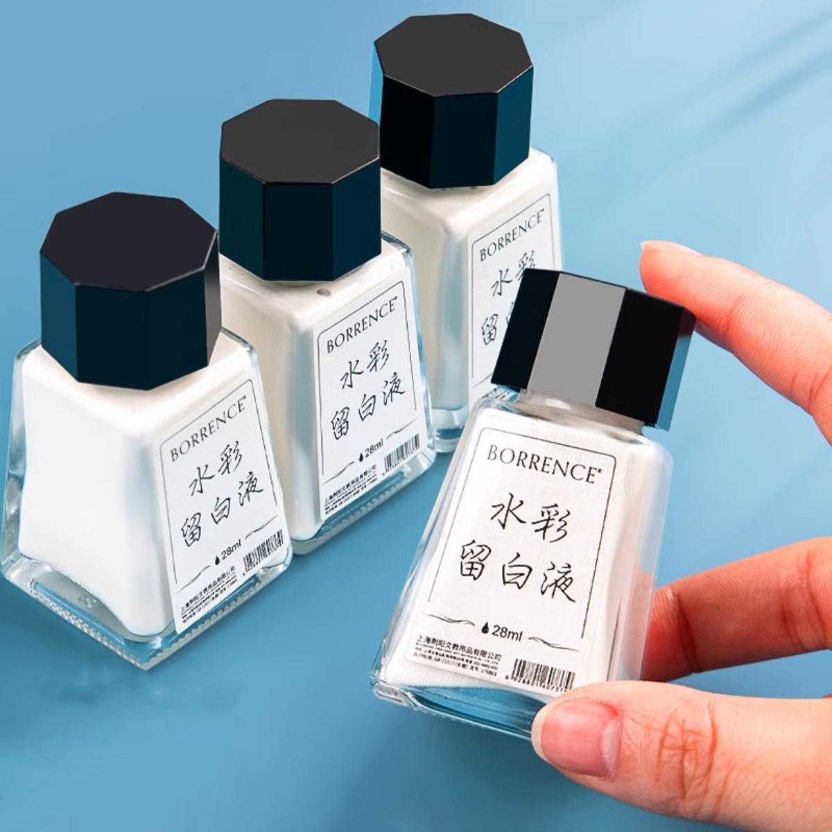 Correction Fluid White - Borrence 28ml líquido adhesivo de acuarela,