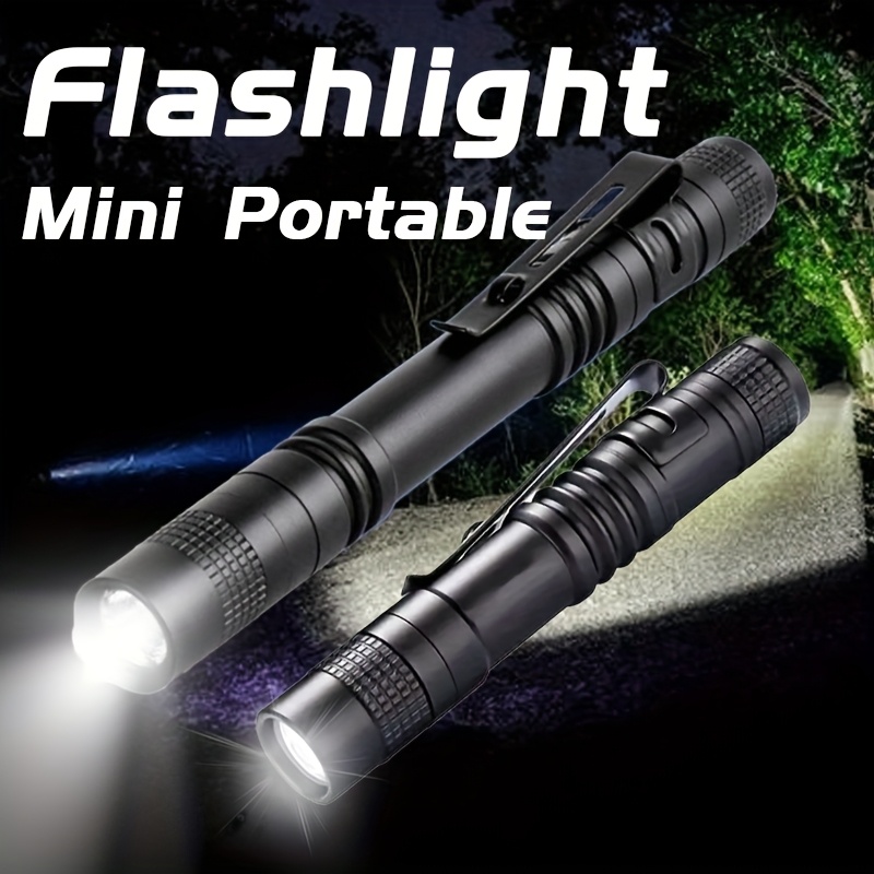 Stationery Supply - Mini linterna LED portátil de bolsillo,