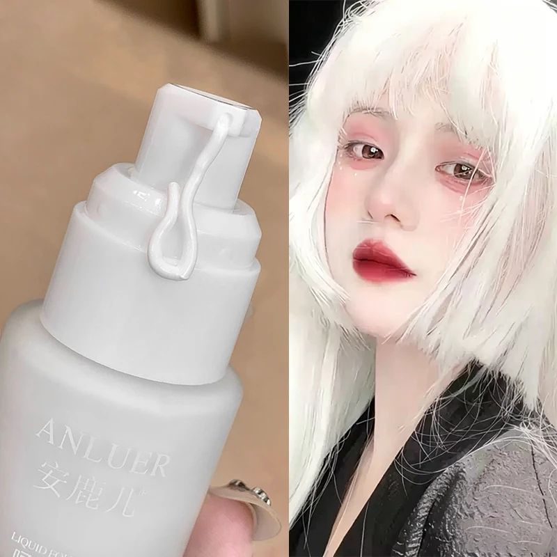 Correction Fluid White - Base de Maquillaje Líquida Blanca Mate,