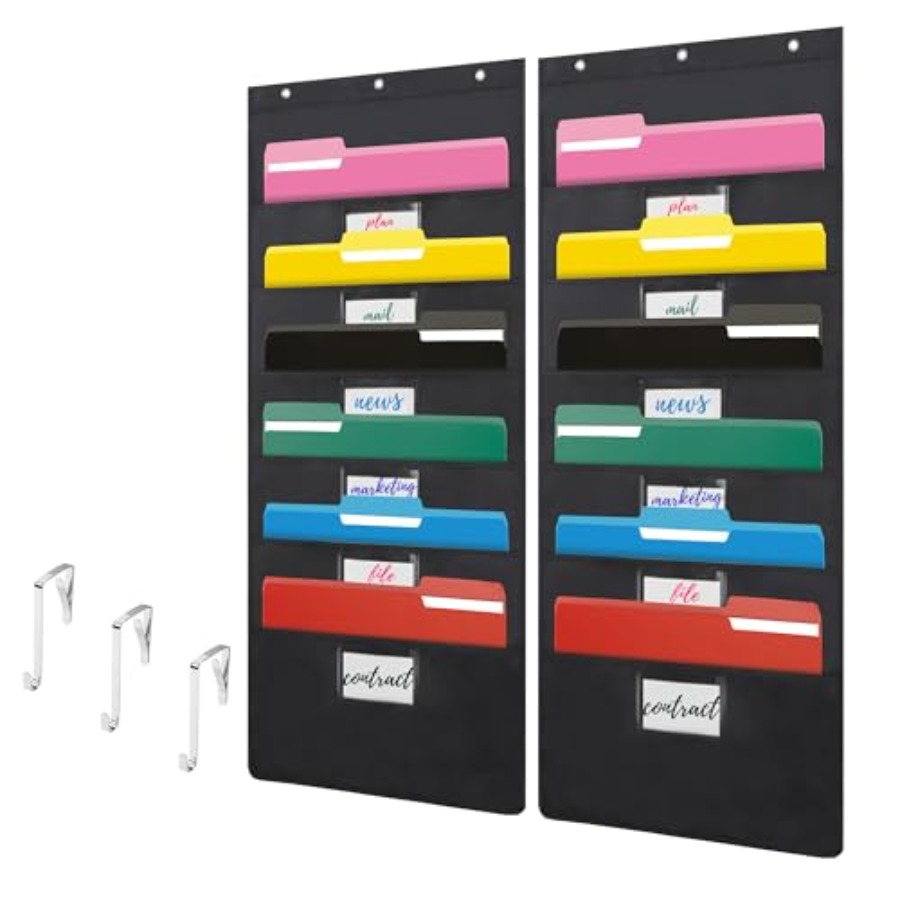 File Folder Hanging - Organizador de Archivos Colgante Negro con