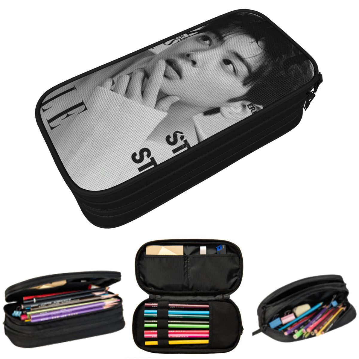 Stationery And Office Supply Chain - Estuche para lápices Cha EunWoo Kpop