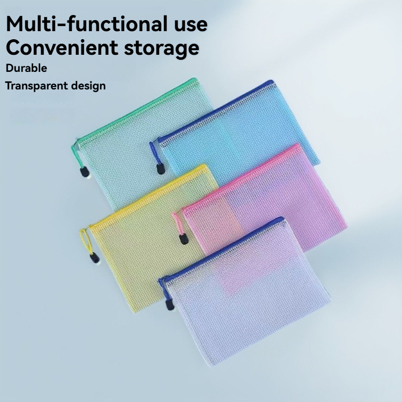 Portfolio Folder Zip - Carpeta de almacenamiento de papelería, bolsa