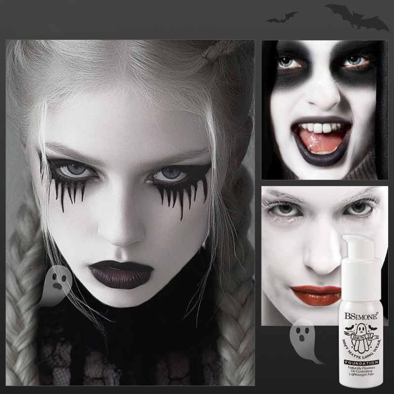 Correction Fluid White - Base de Maquillaje Líquida Blanca Mate,