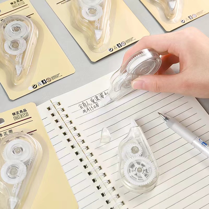 Correction Tape Roller - Cinta correctora transparente de gran capacidad,