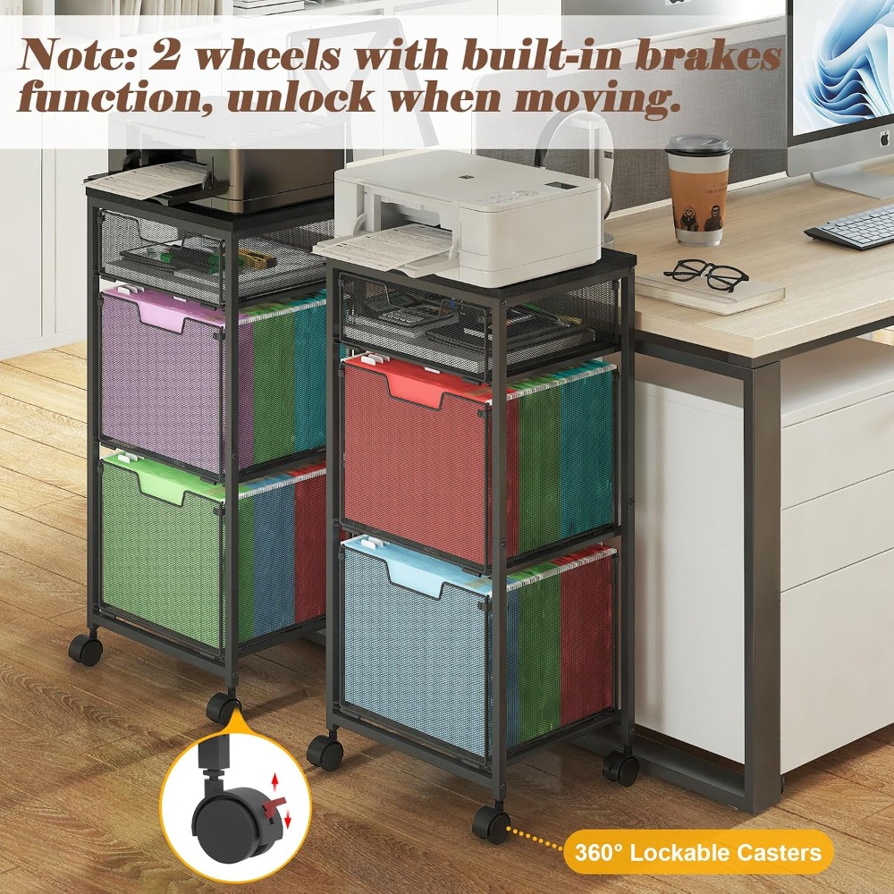 Archivador Móvil de 3 Cajones  - File Folder Hanging reseña y precio
