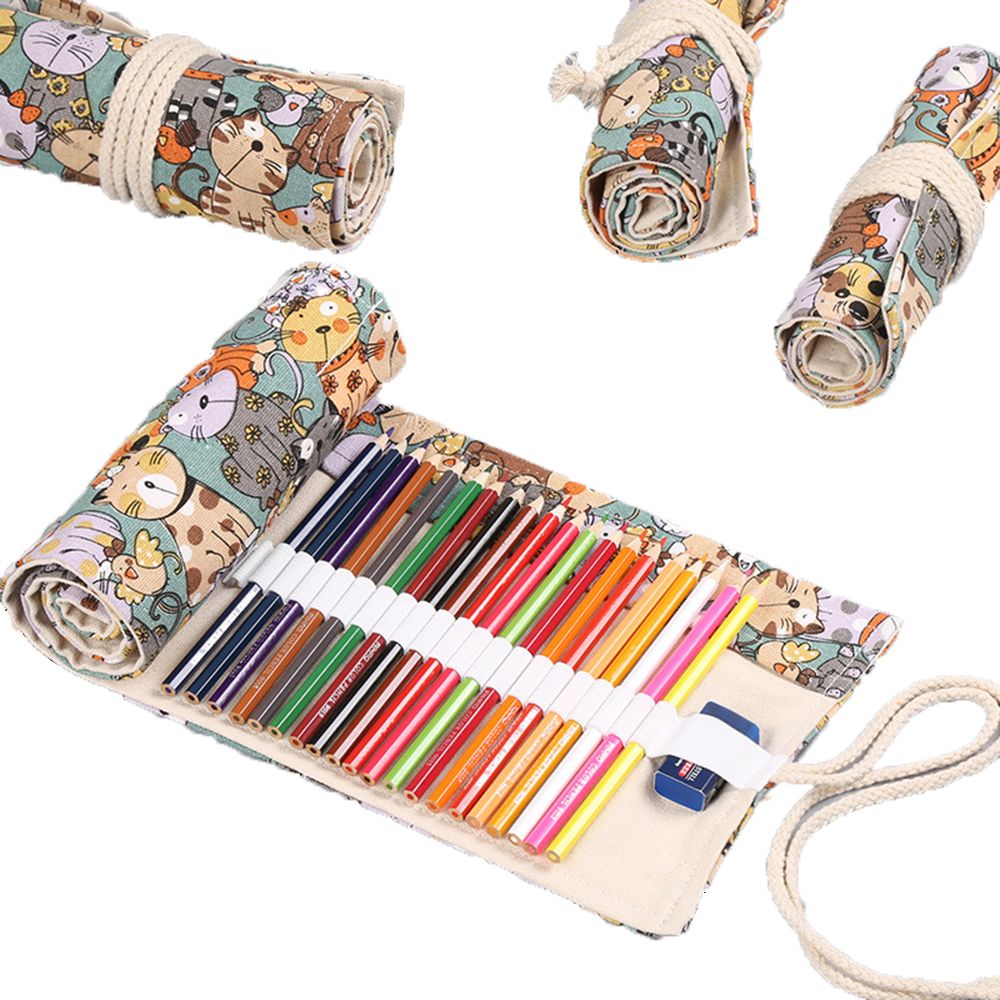 Estuche de Lona para Material  - Pen Pouch Roll reseña y precio