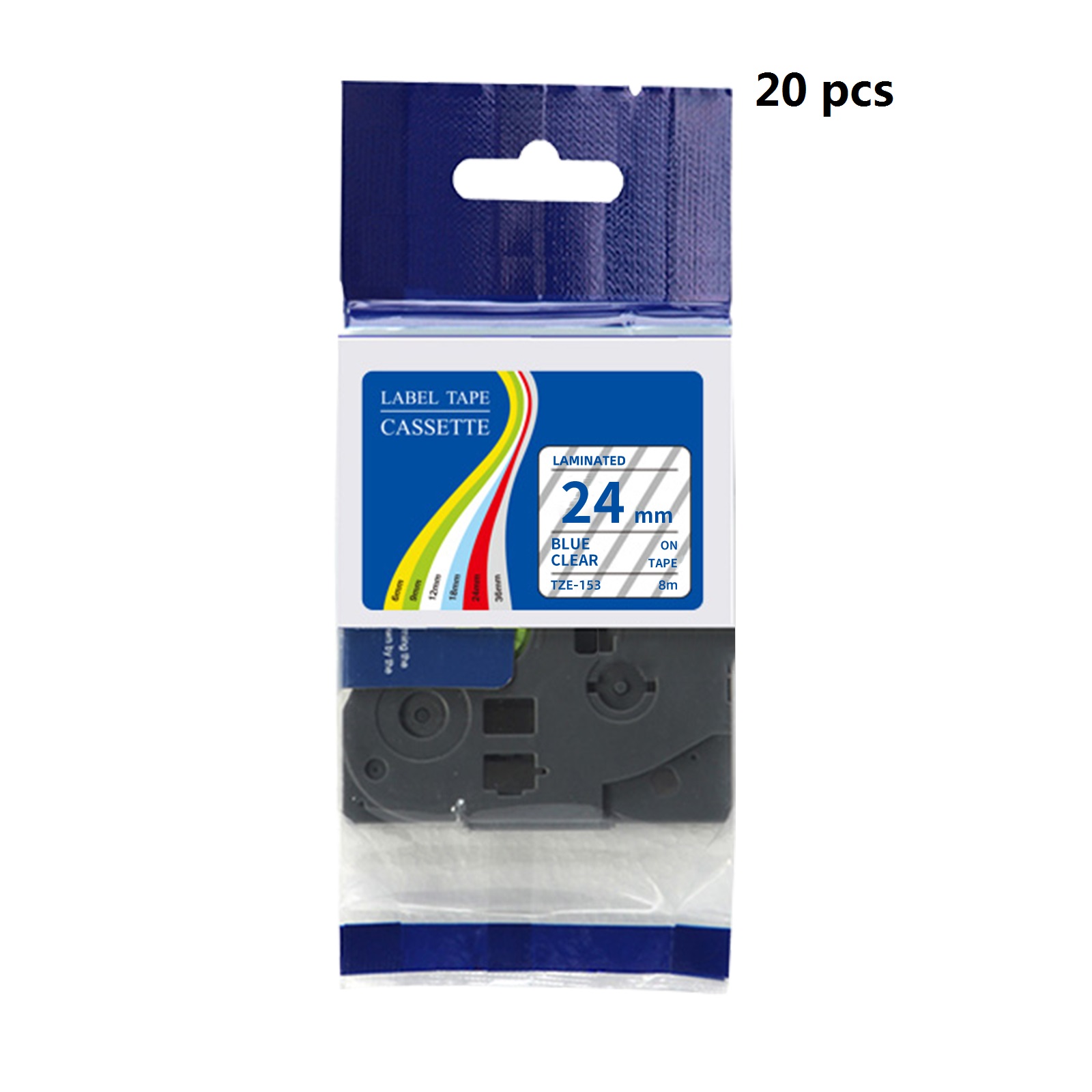 Paquete de 20 cintas de etique - Label Printer Tape reseña y precio