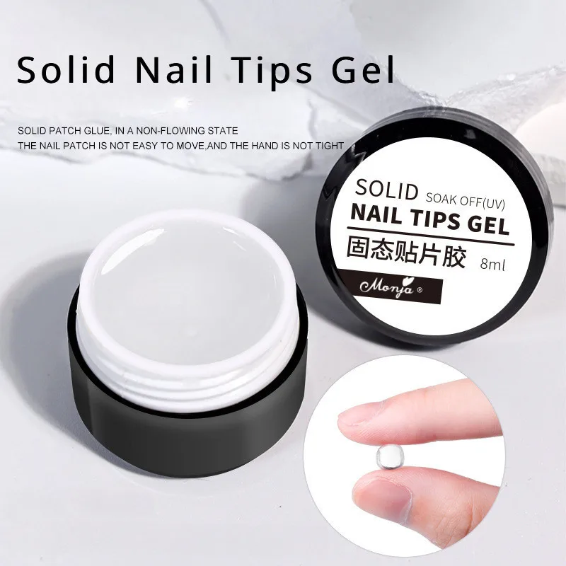 3 unids/set puntas de uñas sól - Glue Stick Pack reseña y precio