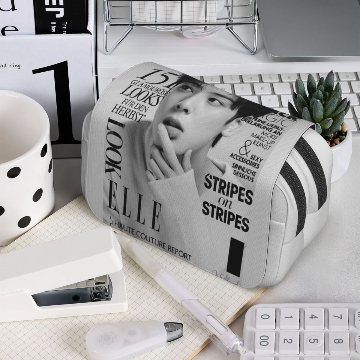 Estuche para lápices Cha EunWo - Stationery And Office Supply Chain reseña y precio