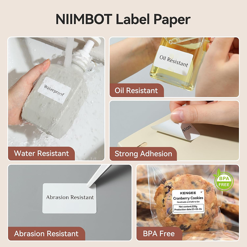 Etiqueta térmica NIIMBOT para  - Label Printer Tape reseña y precio