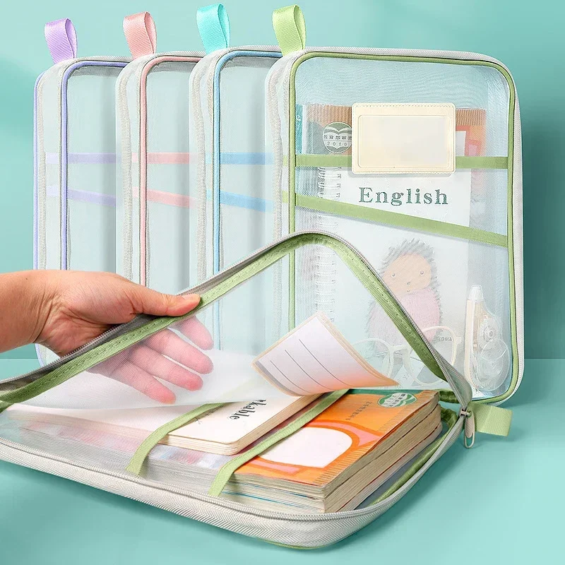 Carpeta de Archivos Transparen - Portfolio Folder Zip reseña y precio