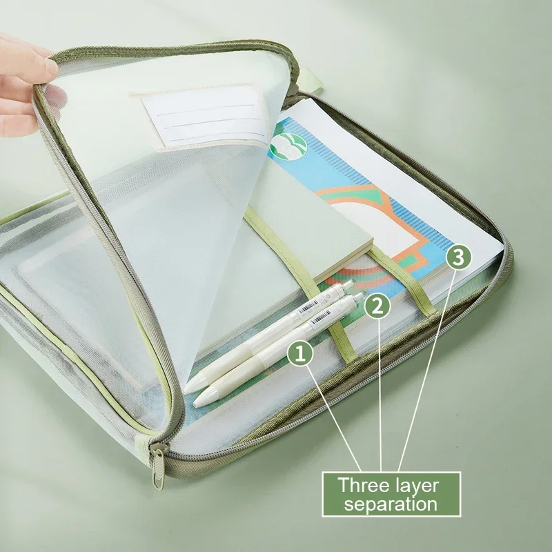 Carpeta de Archivos Transparen - Portfolio Folder Zip reseña y precio