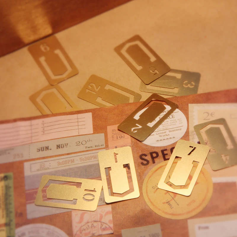 Marcapáginas de cobre Vintage, - Stationery Office And School Supply Stores reseña y precio