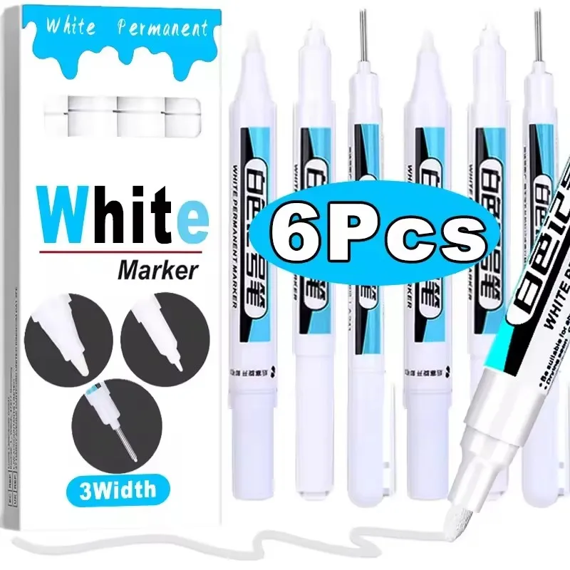 Marcadores permanentes blancos - Stationery Supply reseña y precio