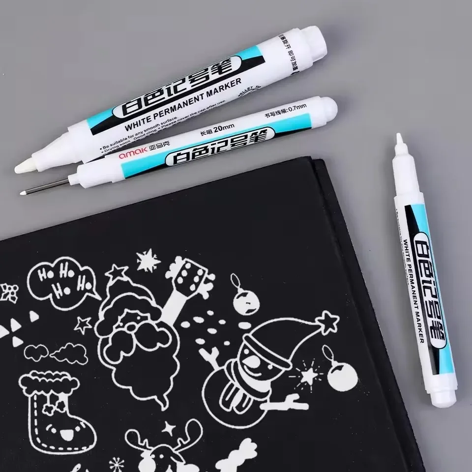 Marcadores permanentes blancos - Stationery Supply reseña y precio