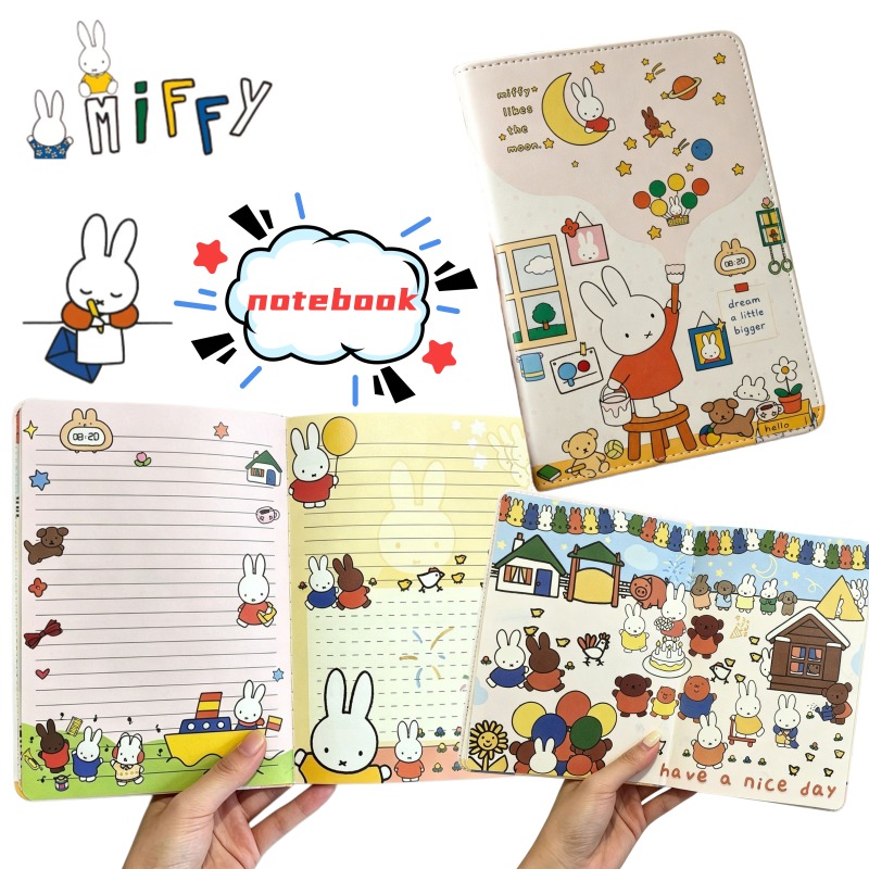 Nuevo Cuaderno B6 Miffy con Pá - Stationery Supplier reseña y precio