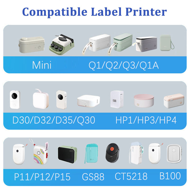 Etiquetas Adhesivas Térmicas p - Label Printer Tape reseña y precio