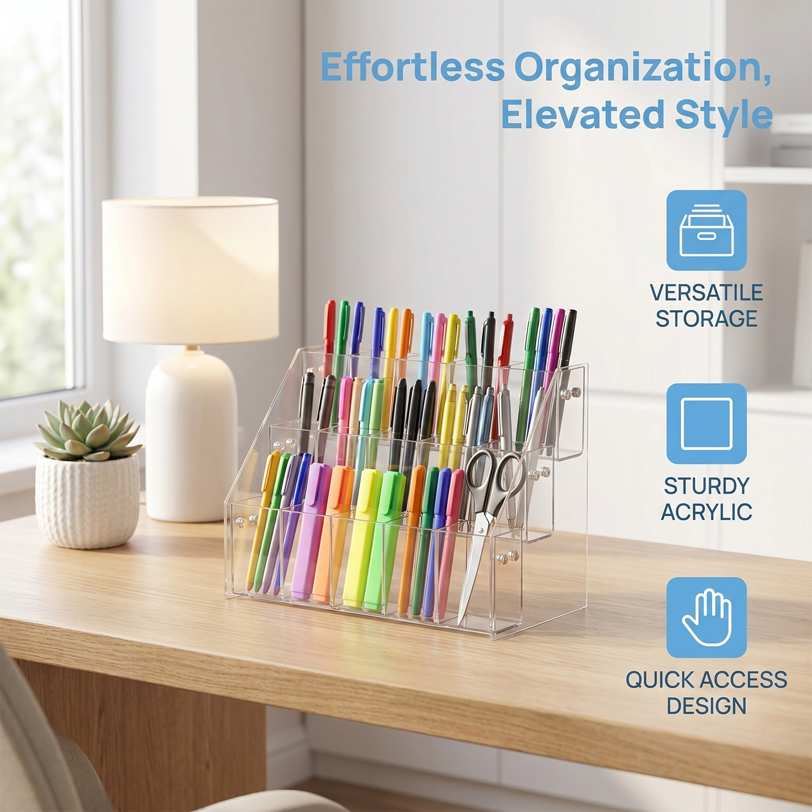 Moderno Soporte de Acrílico Tr - Stationery Office And School Supply Stores reseña y precio