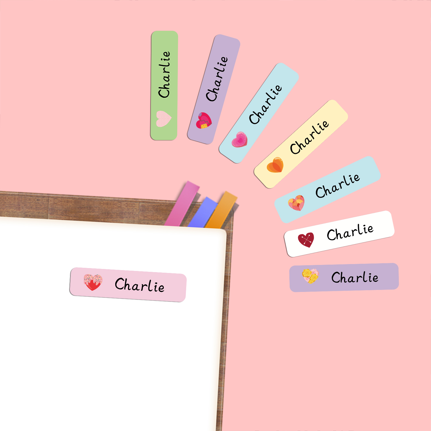 Etiquetas adhesivas personaliz - Stationery Supply reseña y precio