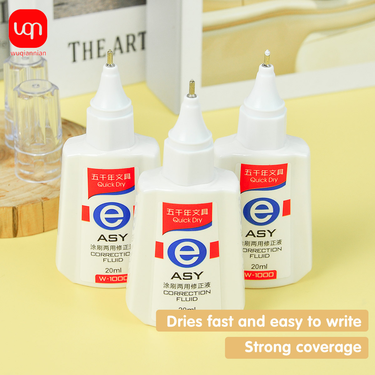 Líquido corrector de secado rá - Correction Fluid White reseña y precio