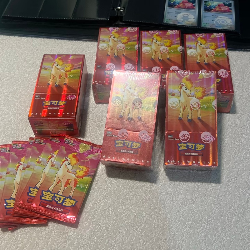 100% Original PKM PTCG Scarlet - Cardstock Paper Pack reseña y precio