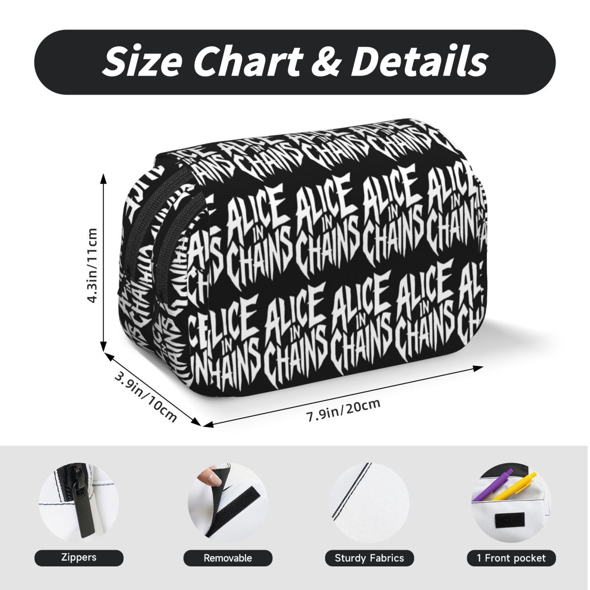 Estuche para lápices Alice In  - Stationery And Office Supply Chain reseña y precio
