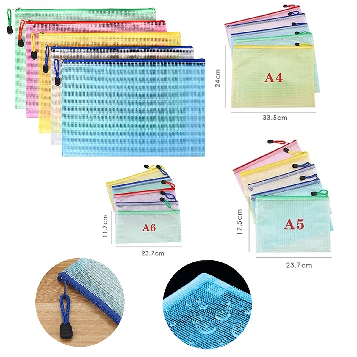 Carpeta de almacenamiento de p - Portfolio Folder Zip reseña y precio
