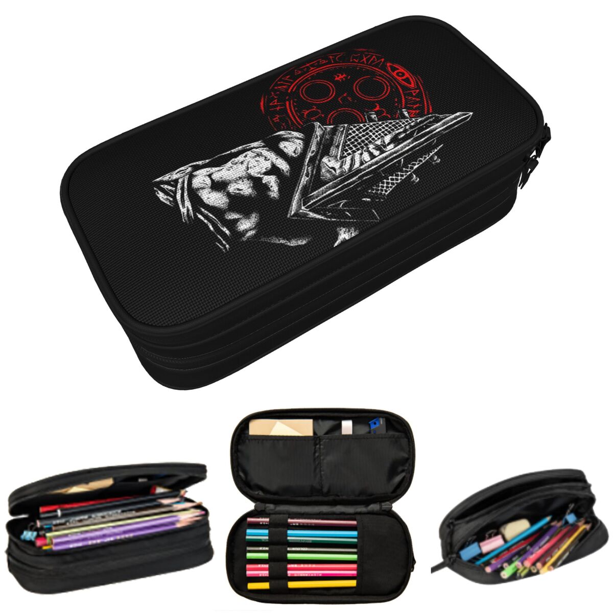 Estuche para lápices Chain Lin - Stationery And Office Supply Chain reseña y precio