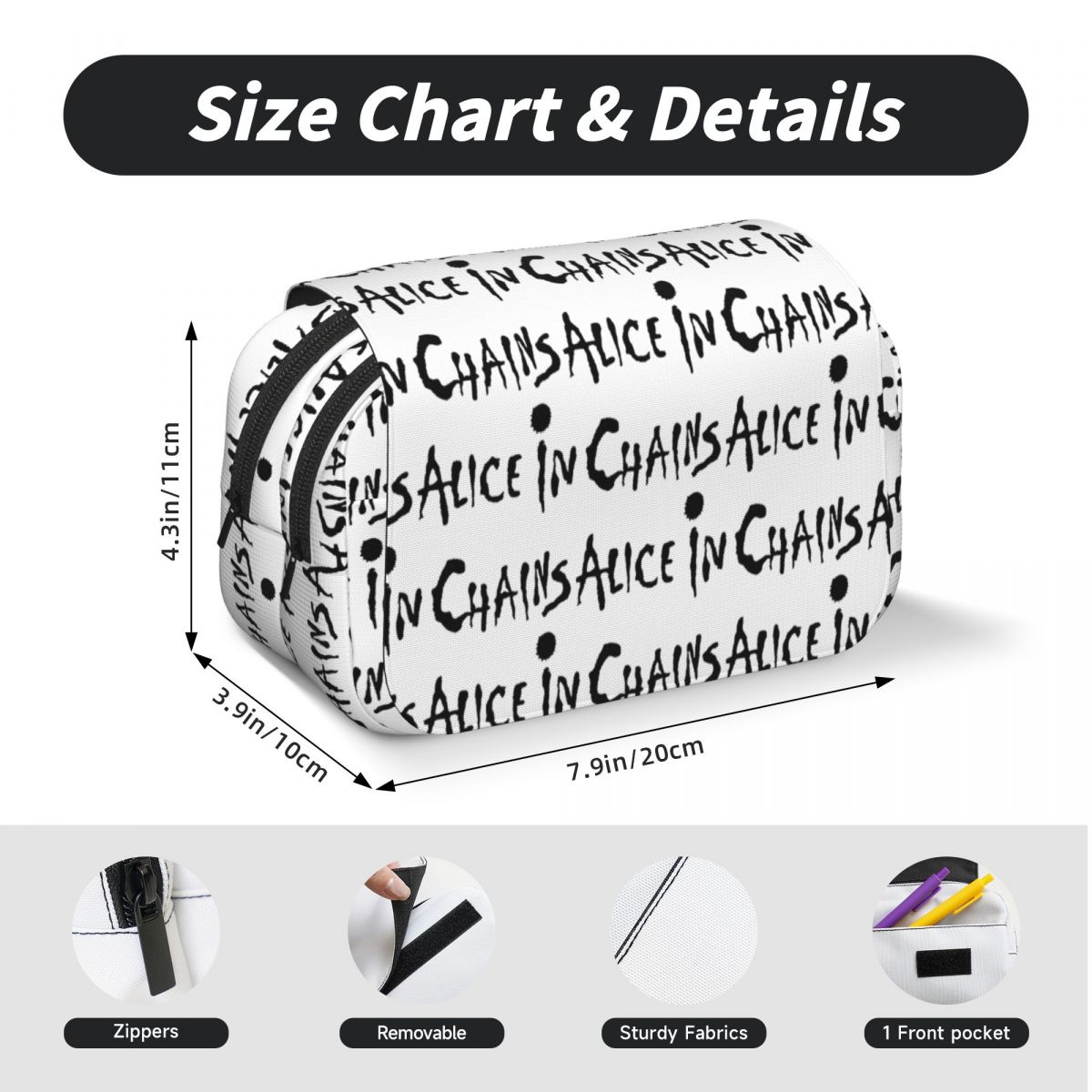 Estuche para lápices Alice In  - Stationery And Office Supply Chain reseña y precio